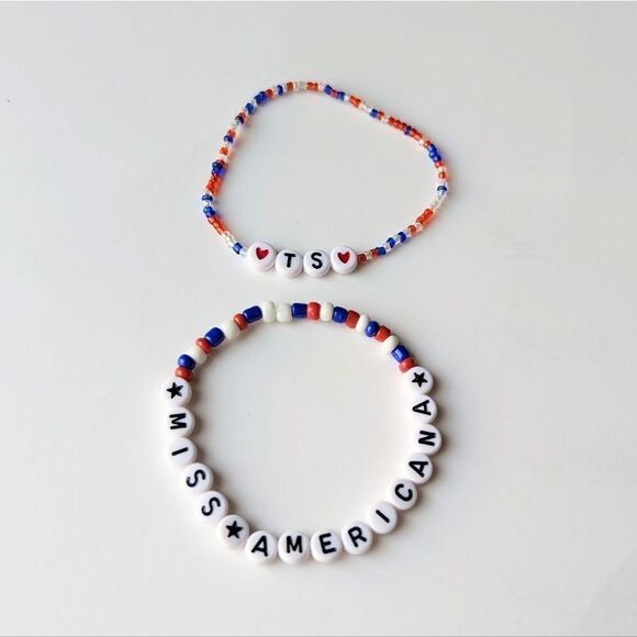 4 Taylor Swift Handmade Bracelets Miss Americana Friendship Bracelets - Picture 5 of 7